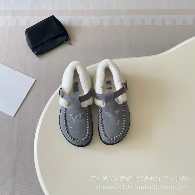Louis Vuitton Slippers Faux-Fur-Lined LV Monogram Mule product detail image 8