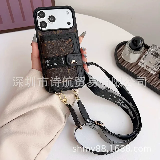 Louis Vuitton Phone Cases Card Holder Case with Detachable Crossbody Strap product detail image 8