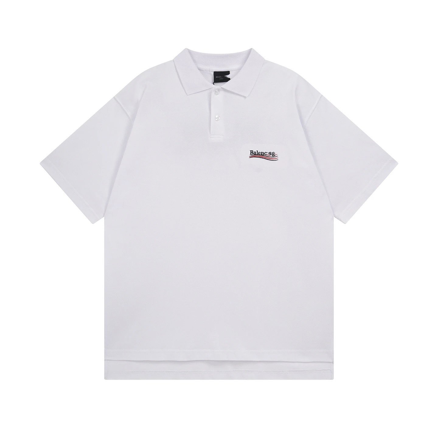 Balenciaga Balenc ag Logo White Polo - 6