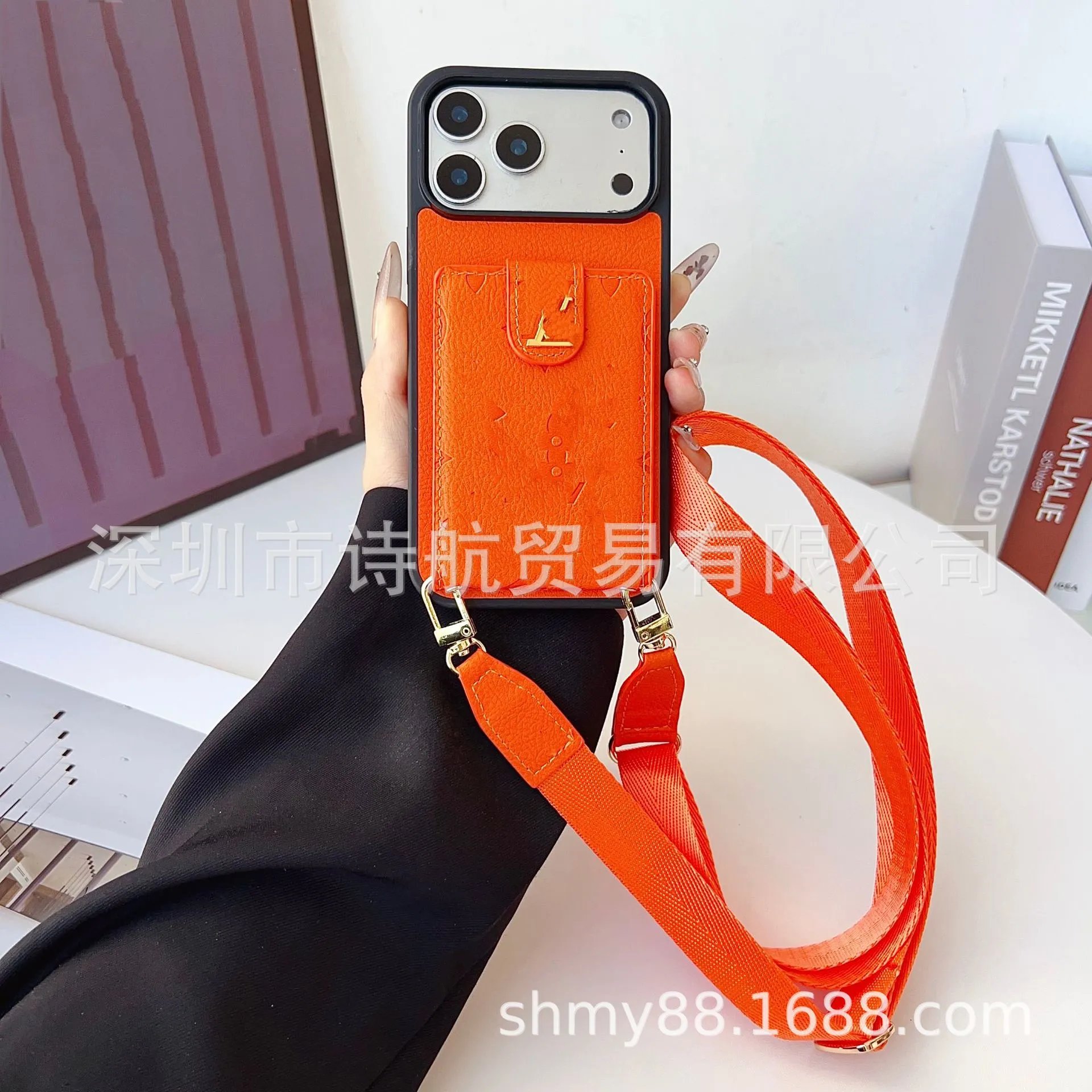 Louis Vuitton Phone Cases Monogram Card Holder Lanyard image 3