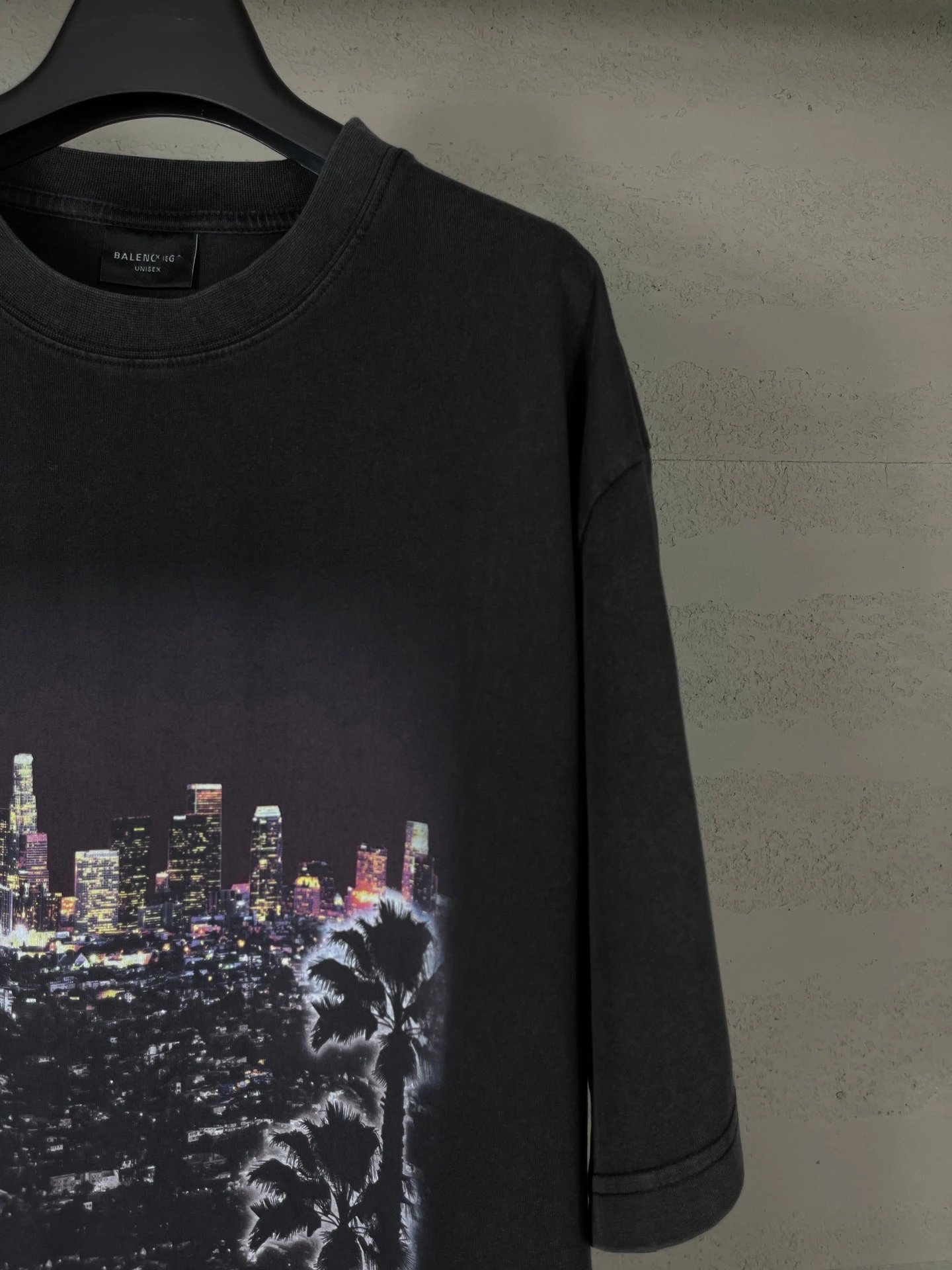 Balenciaga City of Angel Print Oversized T-Shirt White - 12