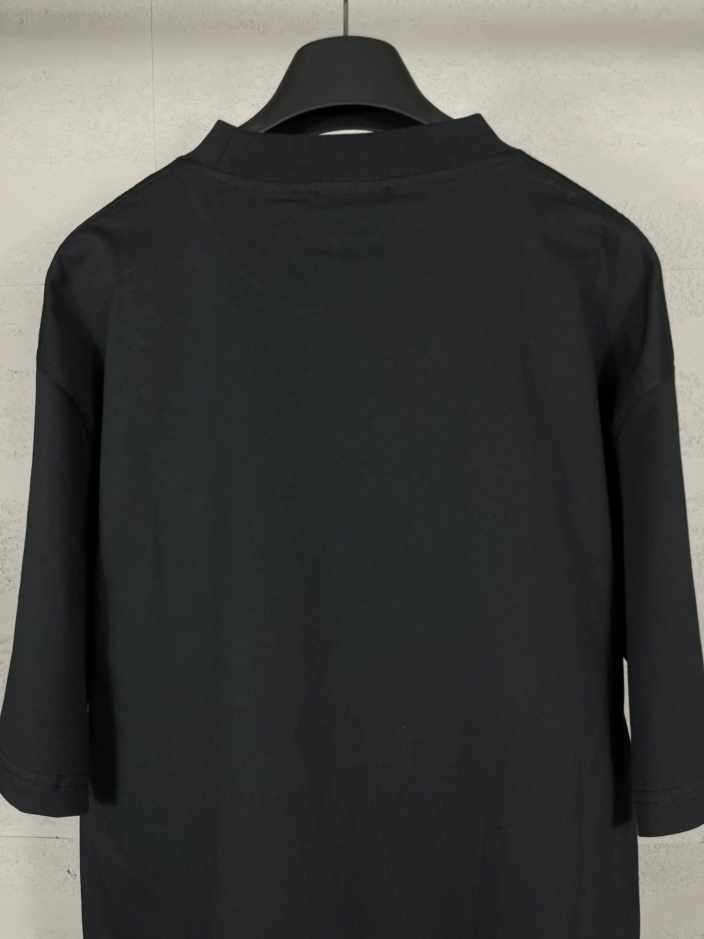 BALENCIAGA 'If Found' Graphic Print Black T-Shirt - 13