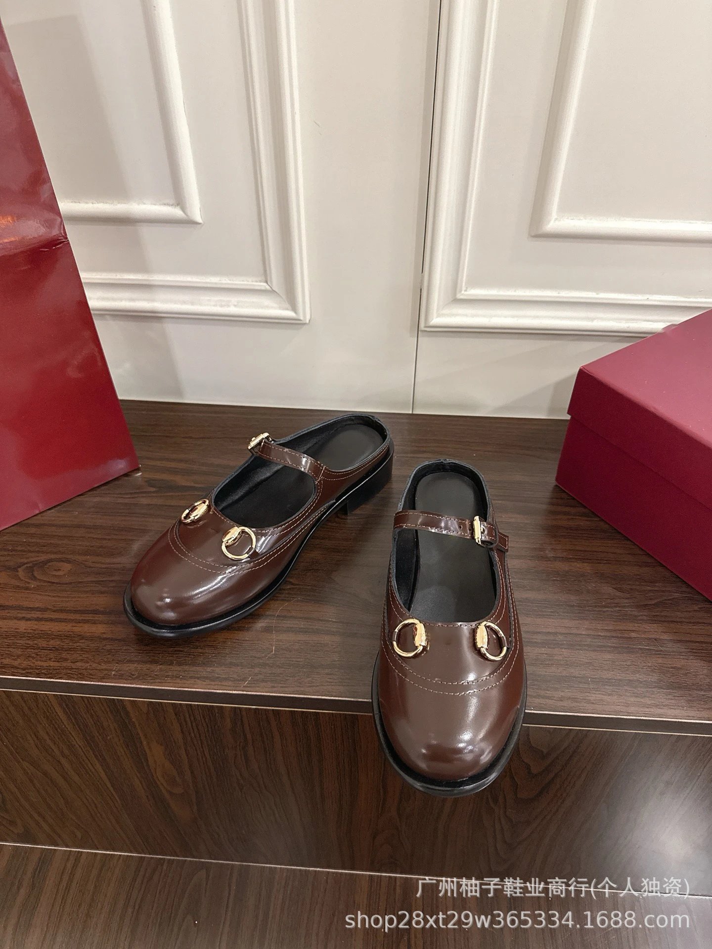 Gucci Horsebit Mary Jane Black Leather Shoes - 5