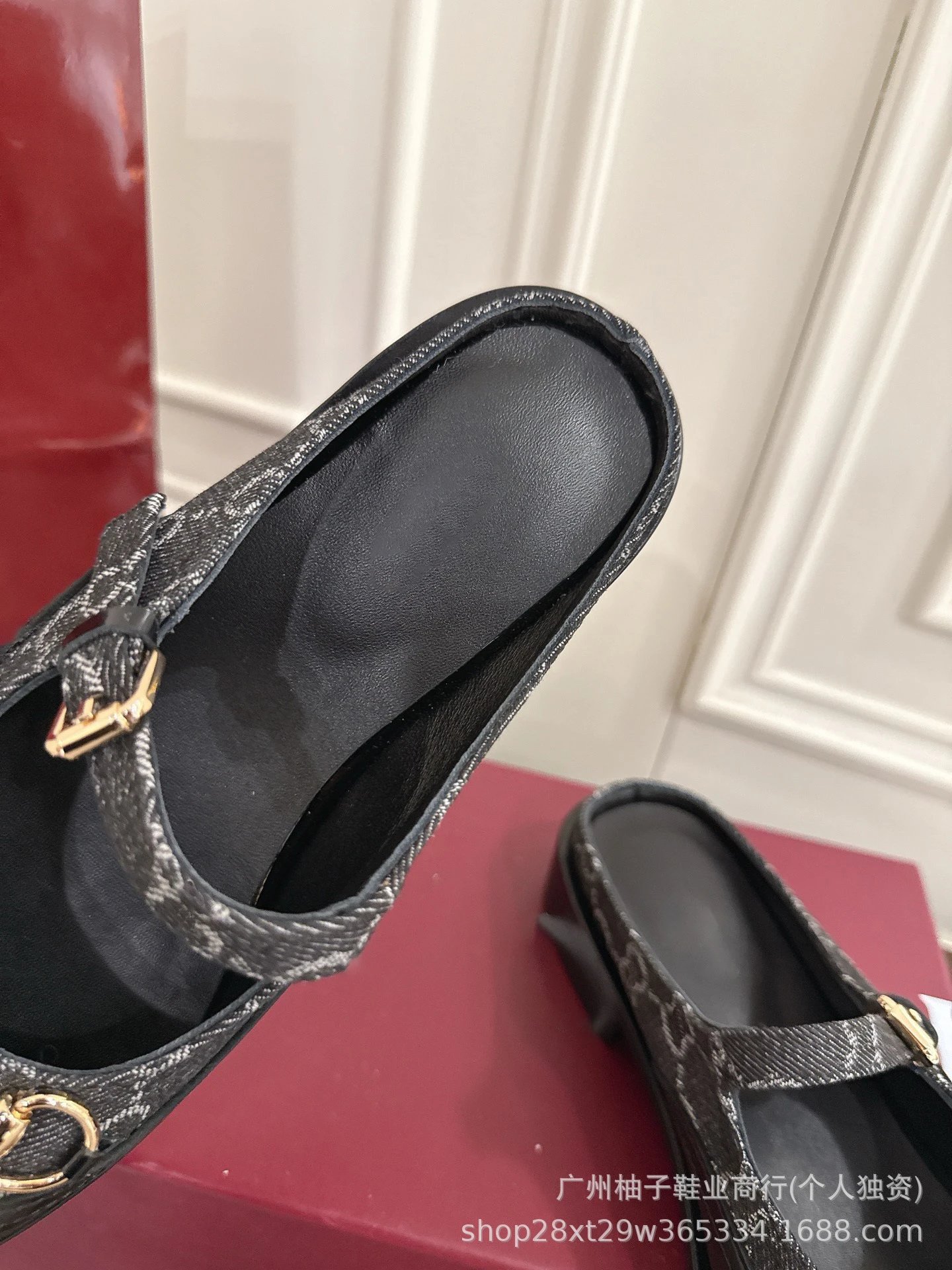 Gucci Horsebit Mary Jane Black Leather Shoes - 7