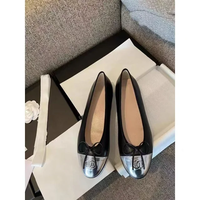 Chanel Leather Shoes Bow Ballet Flats product detail image 17