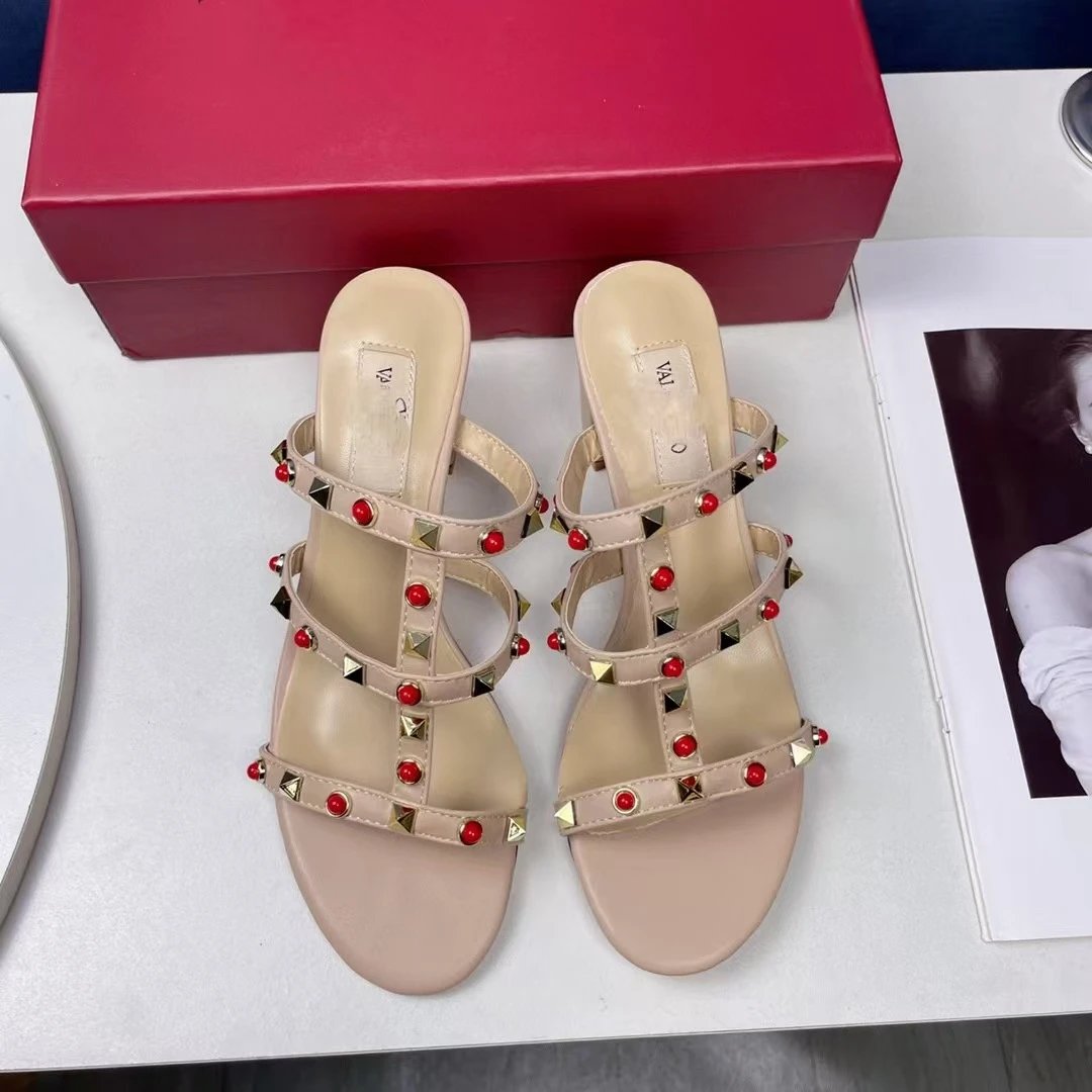 Valentino Sandals Studded Strappy Mule image 3