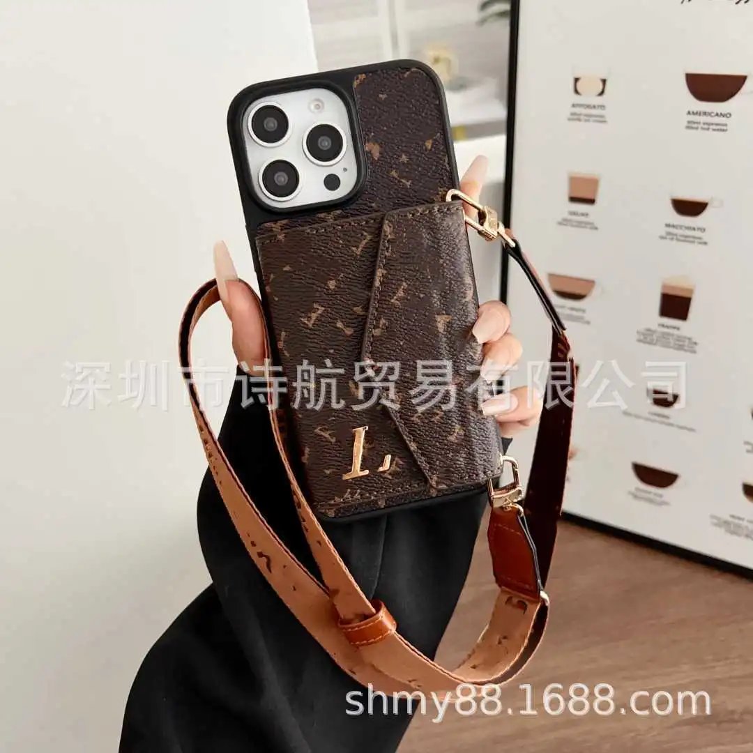 Louis Vuitton Monogram Phone Case with Crossbody Strap Brown - 4