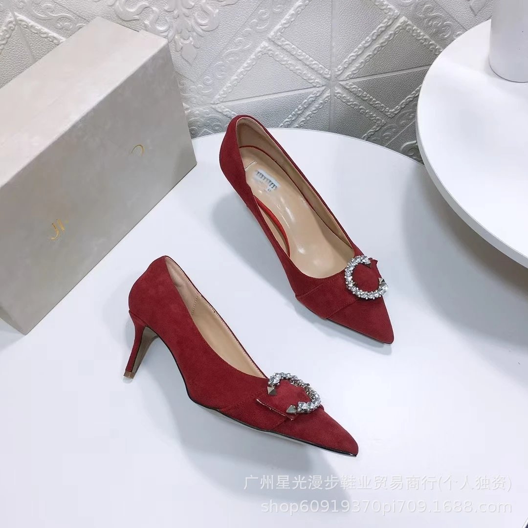 Jimmy Choo High Heels Pointed-Toe Rhinestone Pumps image 4