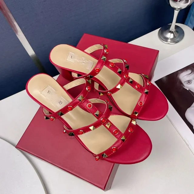 Valentino Sandals Studded Strappy Mule product detail image 19