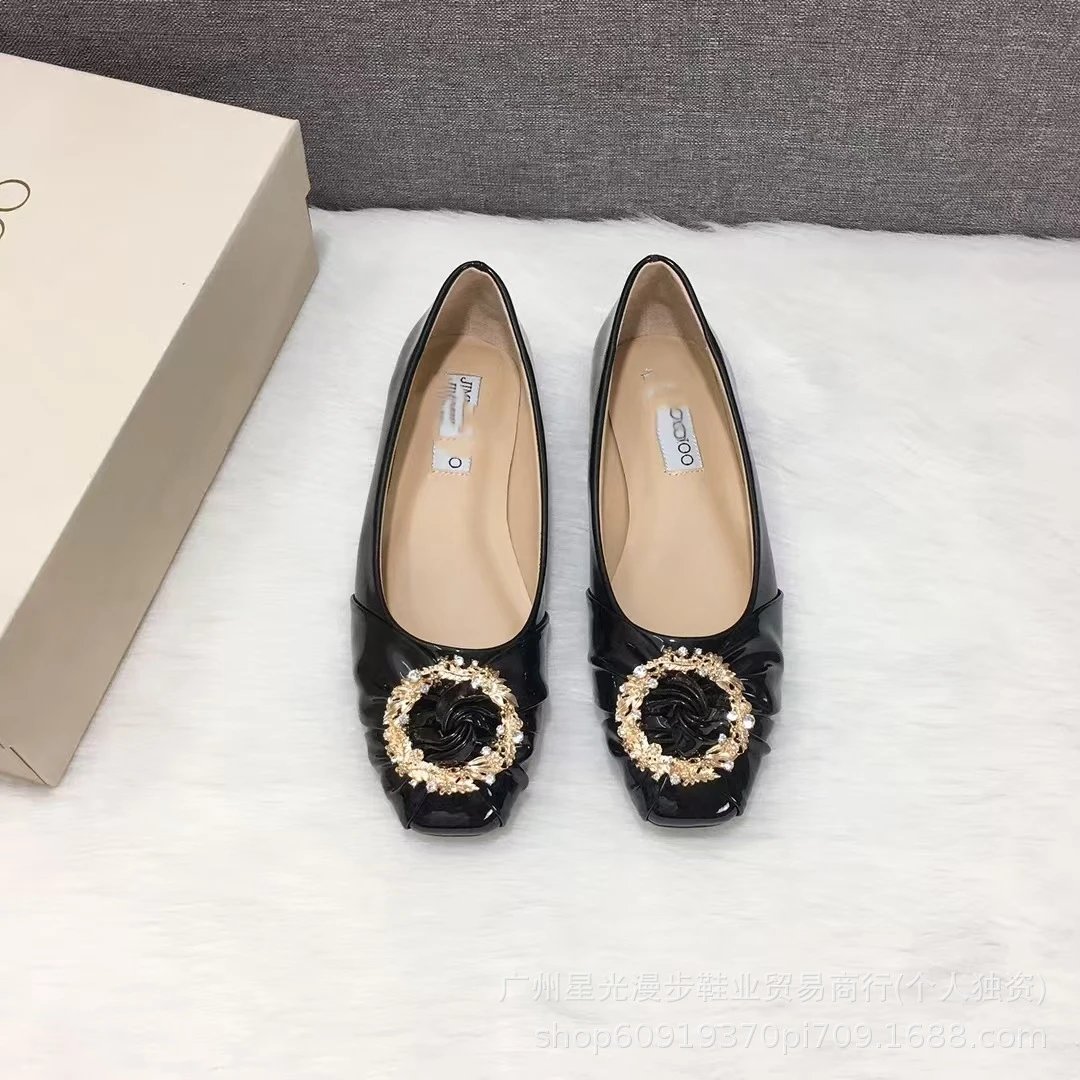 JIN Pointed-Toe Stiletto Heels with Crystal Strap Beige Shoes - 49