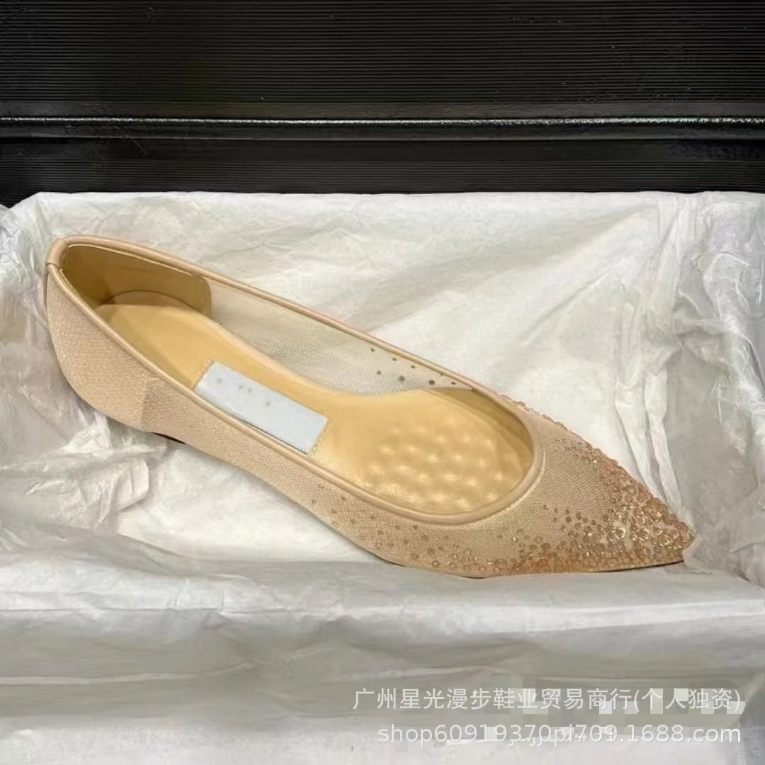 Crystal-Embellished Pointed-Toe Mule Heels Silver - 12