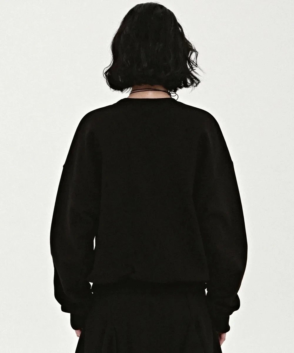 Nick Nicole Butterfly Graphic Sweatshirt Black - 89