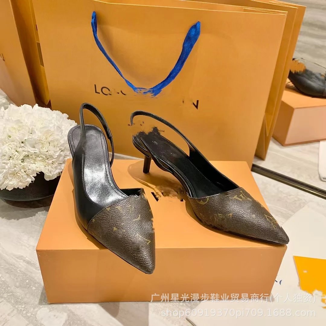 Louis Vuitton Bow Detail Pointed-Toe Pumps Beige Monogram Leather Heels - 7
