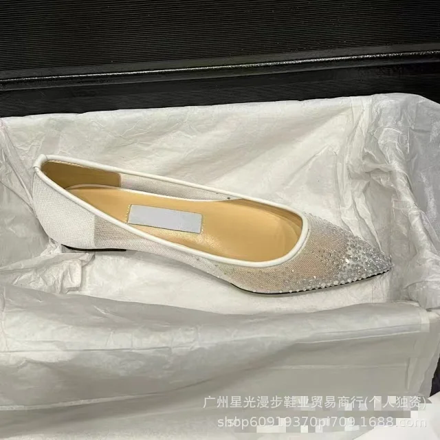 Jimmy Choo High Heels Bing crystal-strap pointed-toe mules product detail image 12