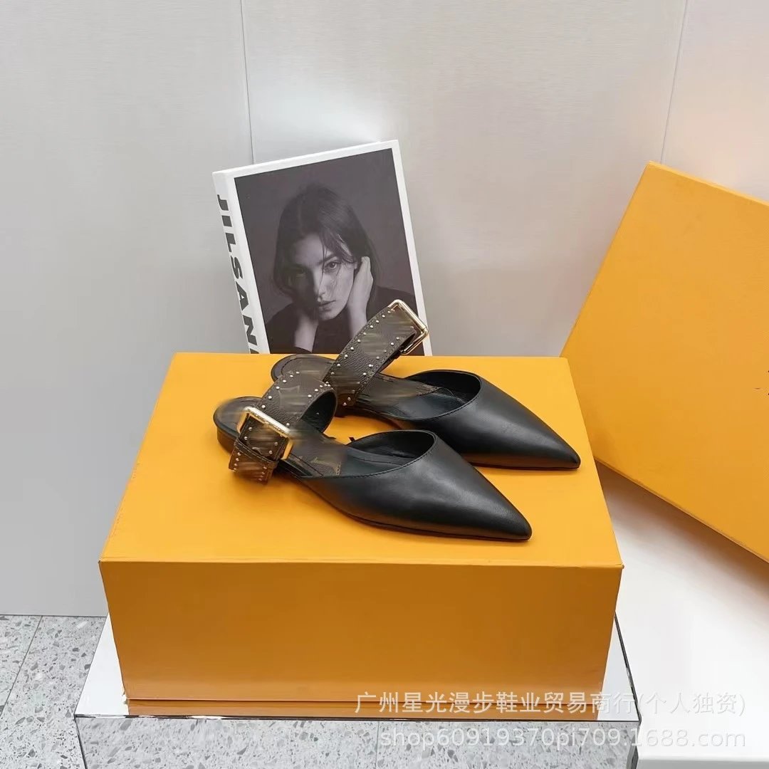 Louis Vuitton Bow Detail Pointed-Toe Pumps Beige Monogram Leather Heels - 3