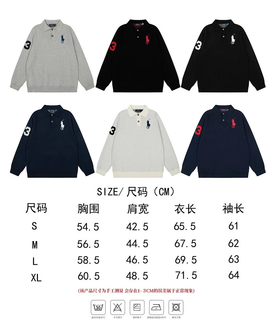 Polo Ralph Lauren Big Pony Knit Polo Navy - 3