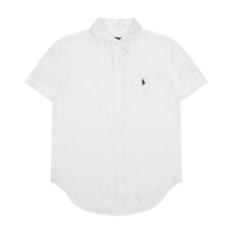 Polo Ralph Lauren Classic Fit Short-Sleeve Oxford Shirt Red - 37