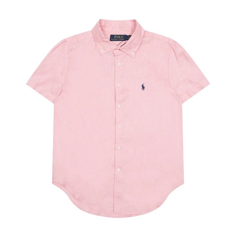 Polo Ralph Lauren Classic Fit Short-Sleeve Oxford Shirt Red - 23