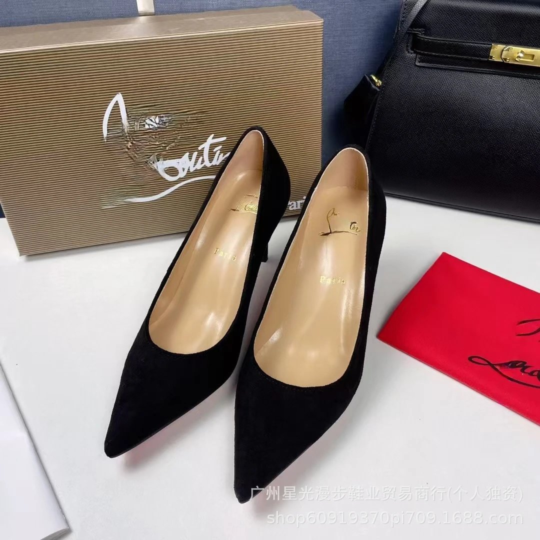 Christian Louboutin Pigalle Follies Black Patent Leather Stilettos - 3