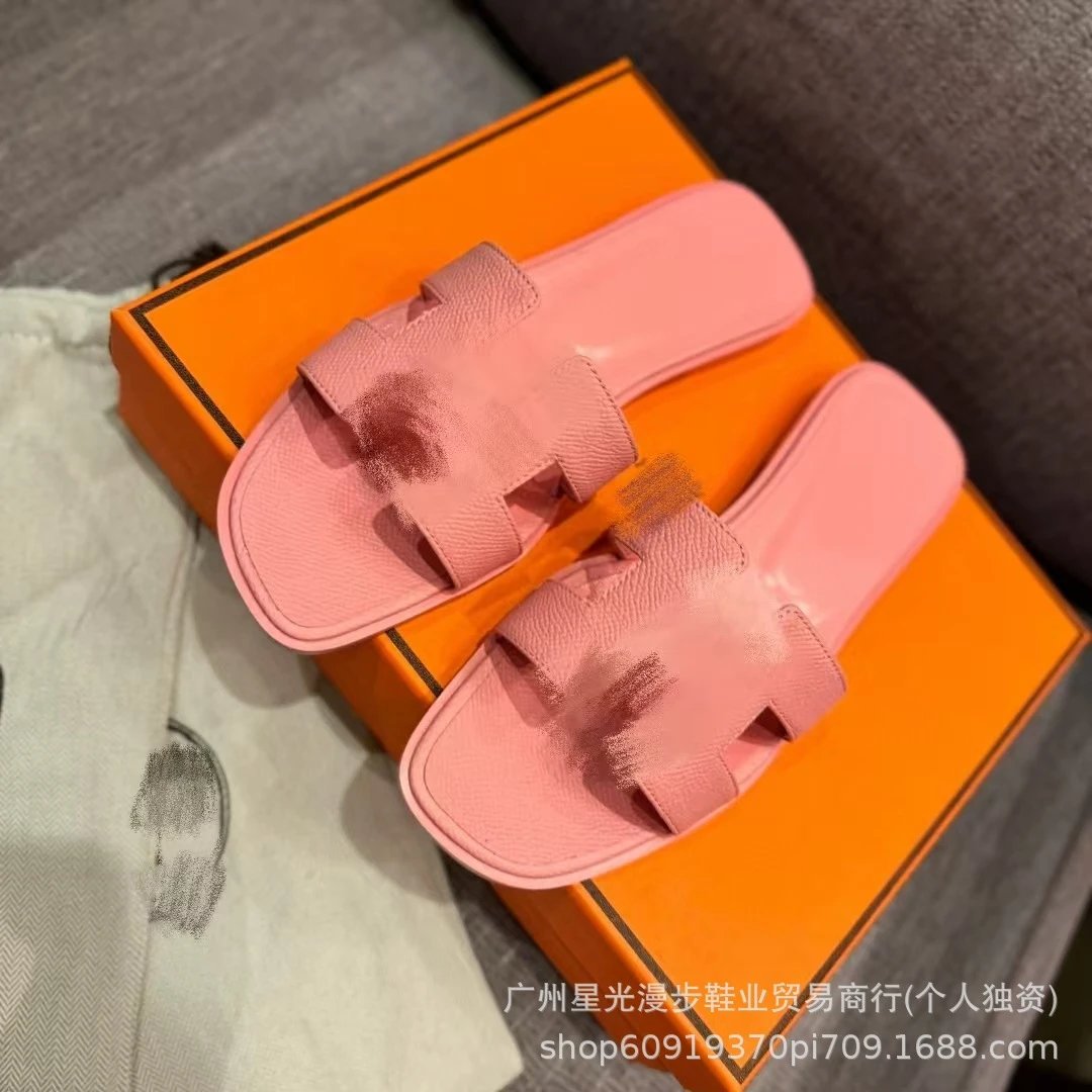 Hermès Oran Slide Sandals Mint Green Slippers - 15