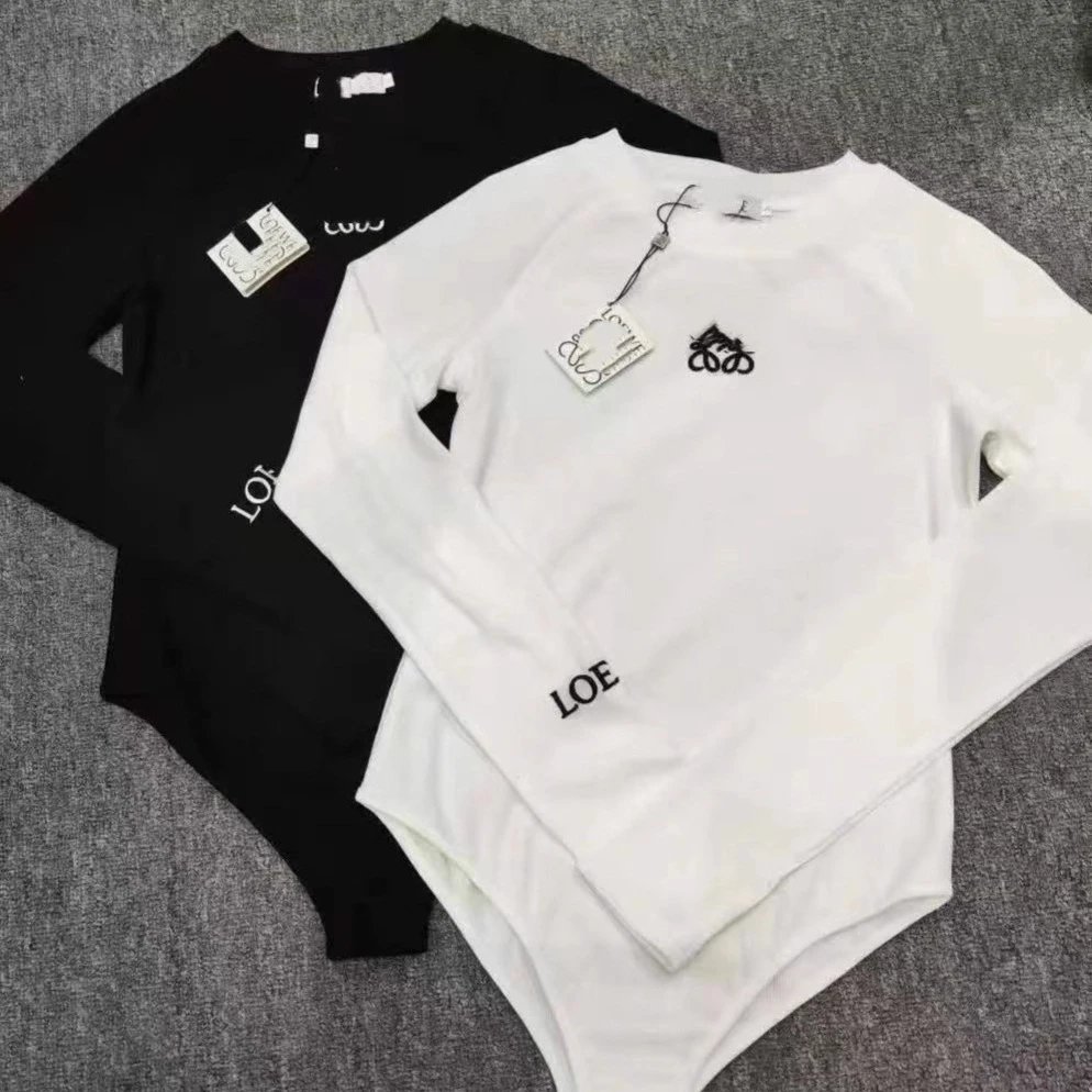 Loewe Underwear Long-Sleeve Logo Bodysuit image 2