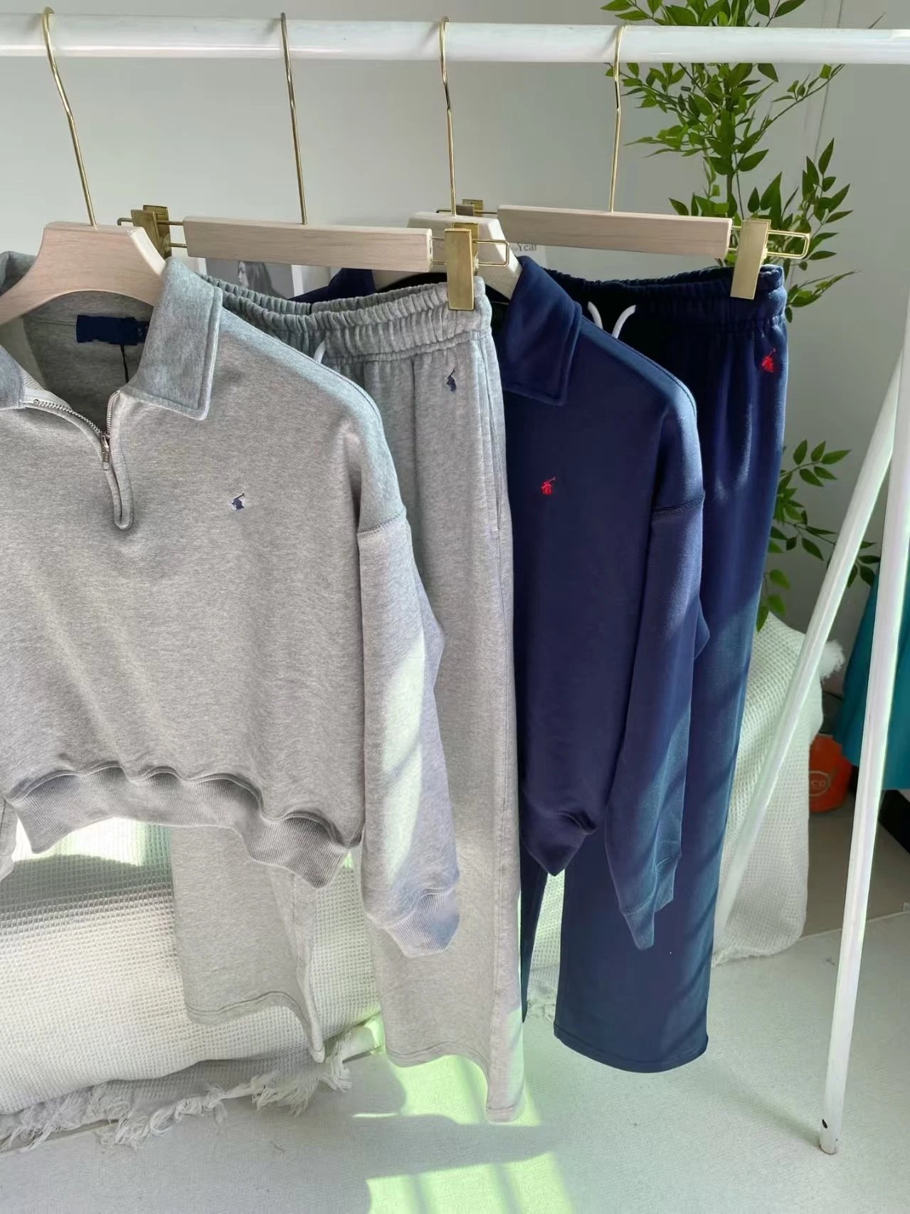 Polo Ralph Lauren Half-Zip Pullover Gray Sweatshirt - 3