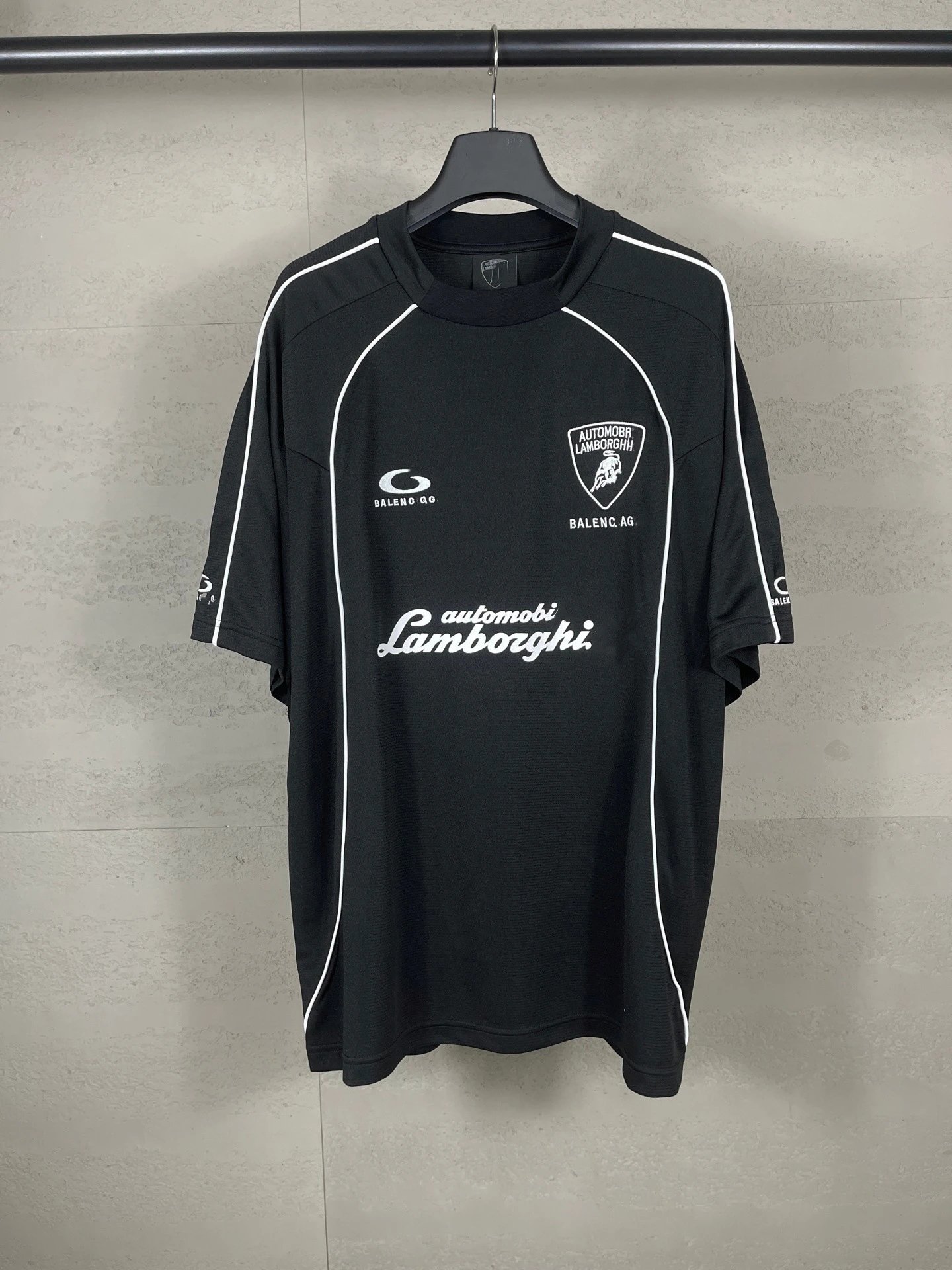 Balenciaga AG Logo Jersey White - 7