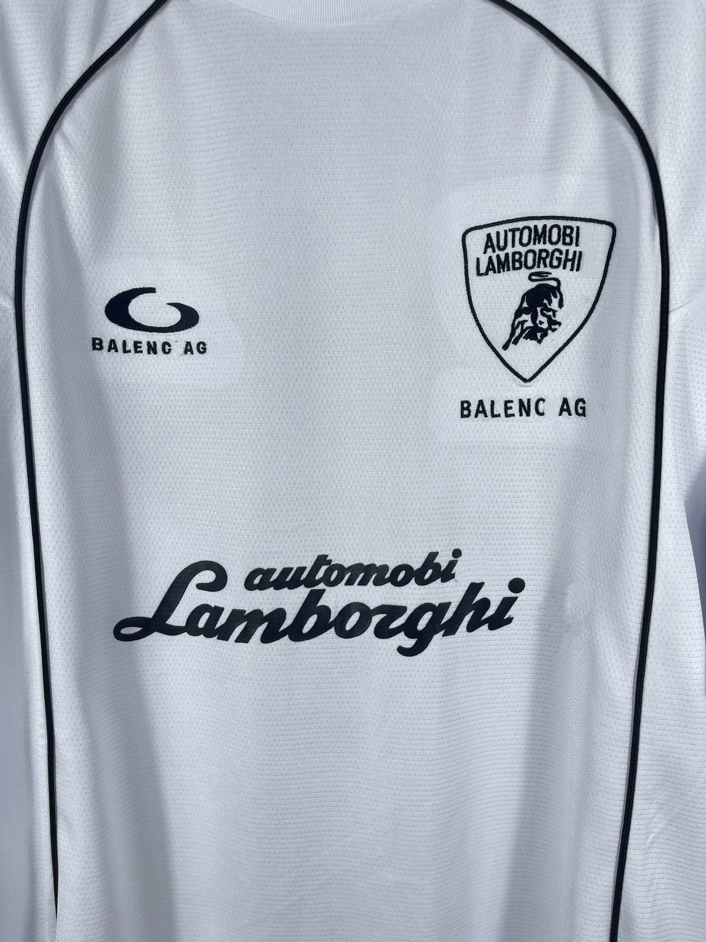 Balenciaga AG Logo Jersey White - 9