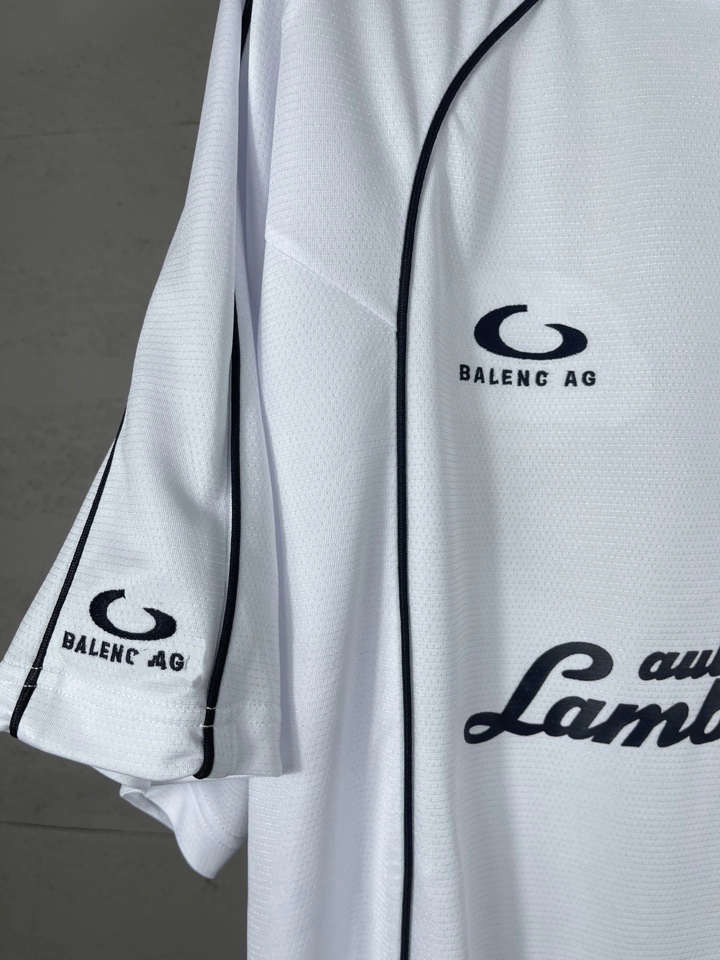 Balenciaga AG Logo Jersey White - 11