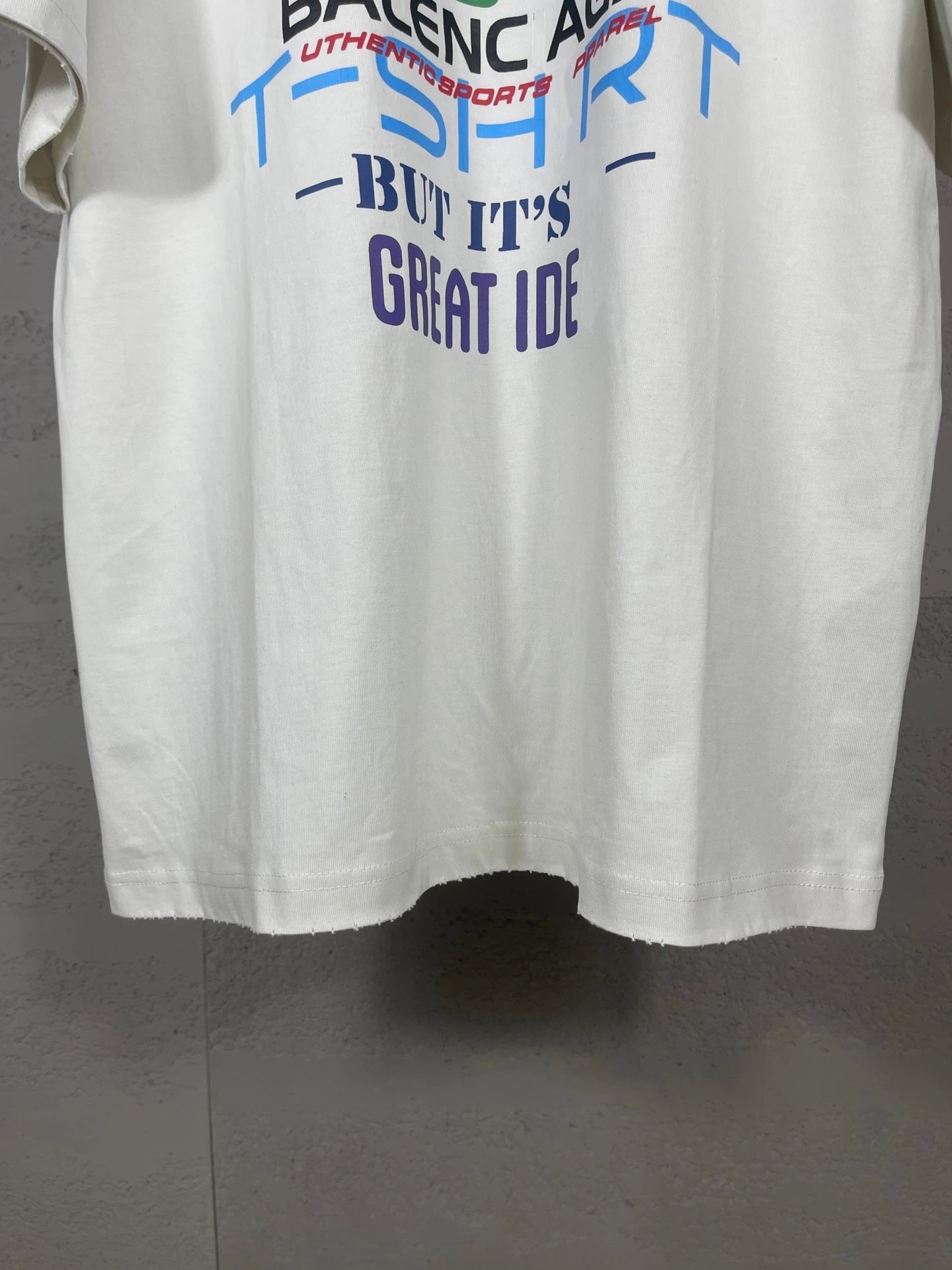 Balenciaga This Is Not New T-Shirt White - 9