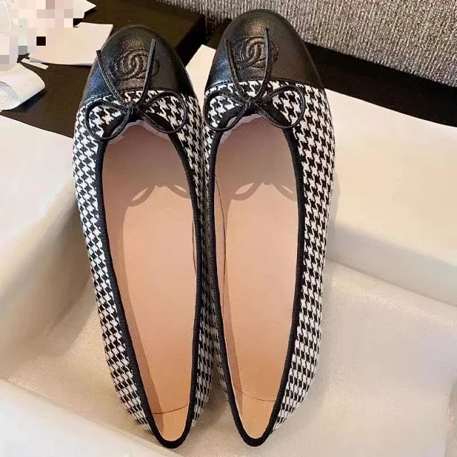 Chanel Leather Shoes Bow Ballet Flats product detail image 28