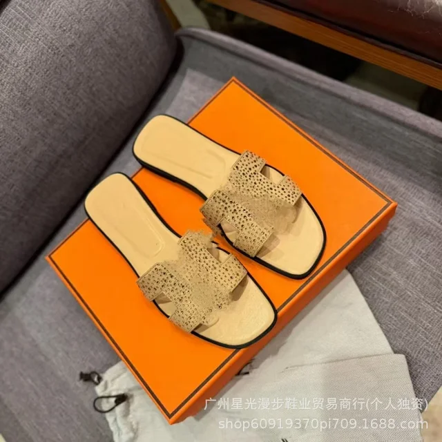 Unbranded Slippers Rhinestone H-Strap Slides product detail image 3