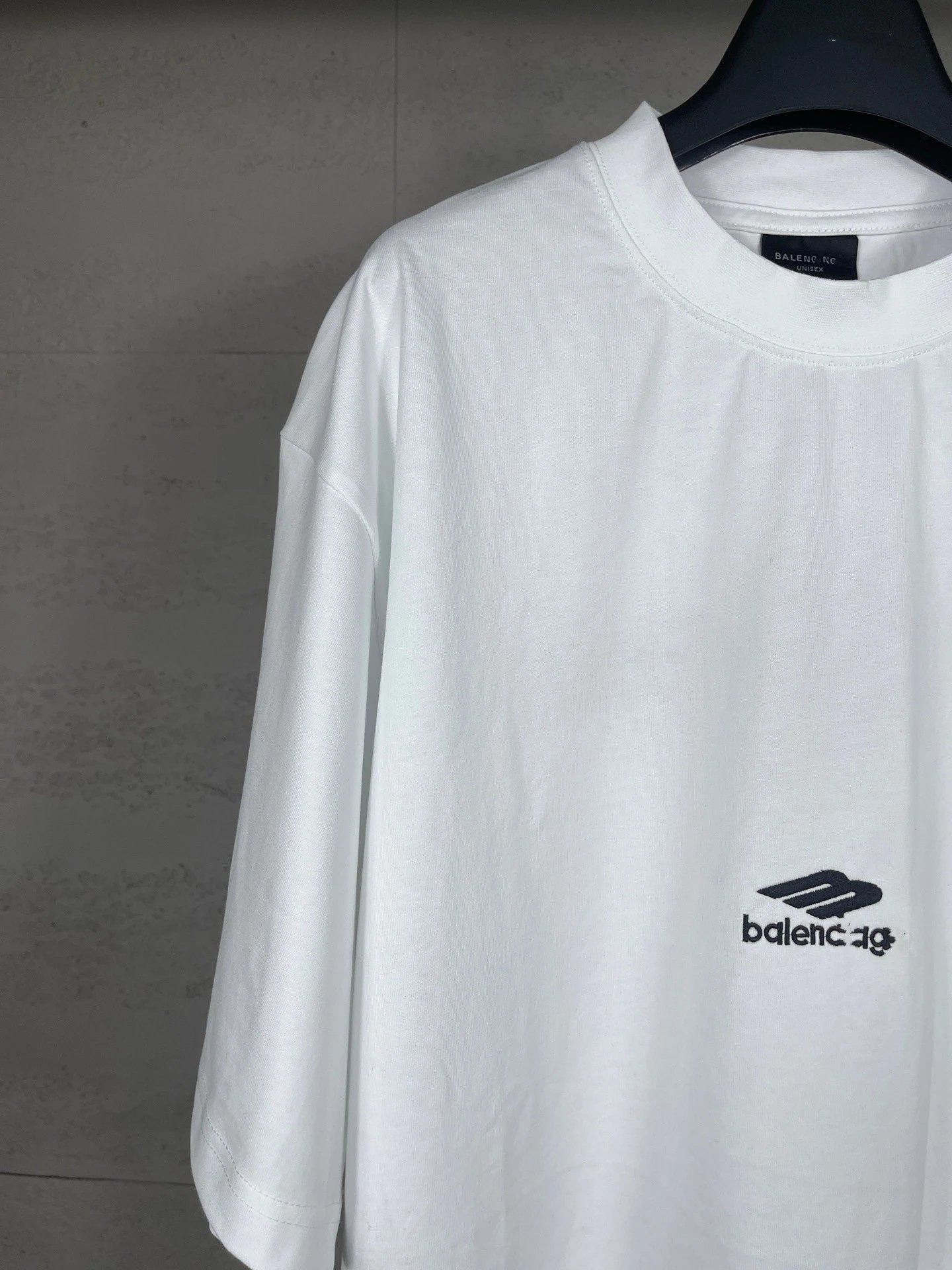 Balenciaga AG Logo Print Oversized T-Shirt Black - 12