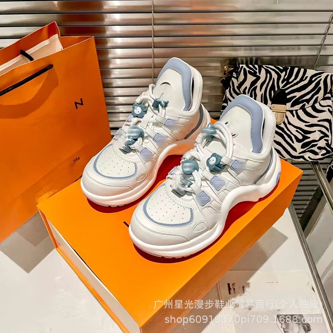 Off-White x Nike The Ten Air Presto Purple White Chunky Sneakers - 5