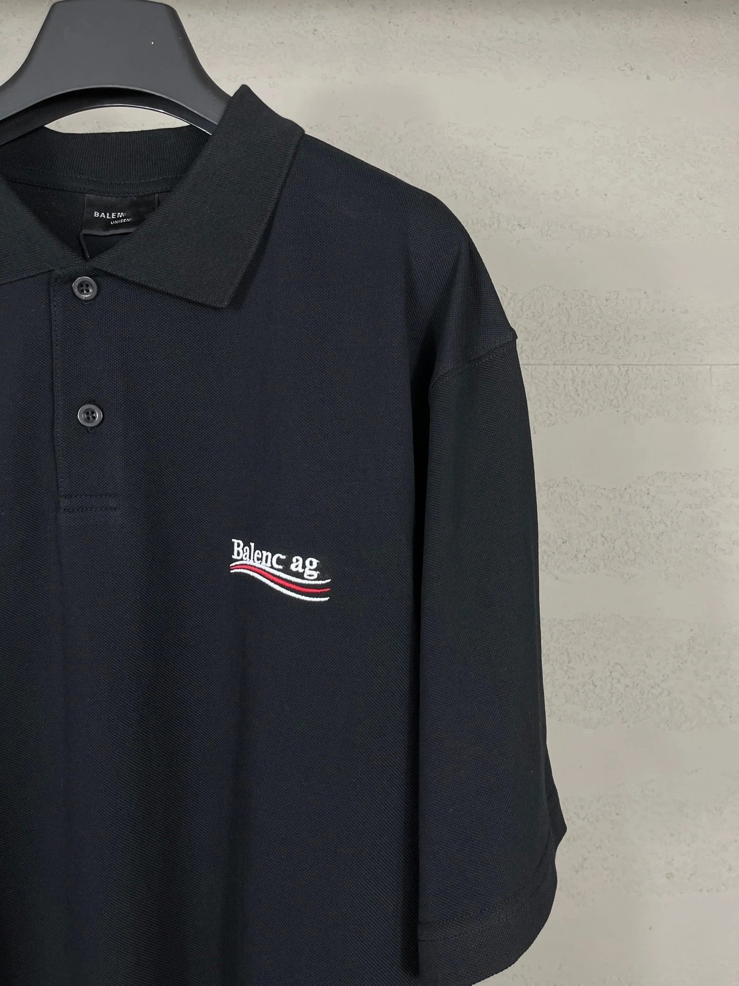 Balenciaga Balenc ag Logo White Polo - 12