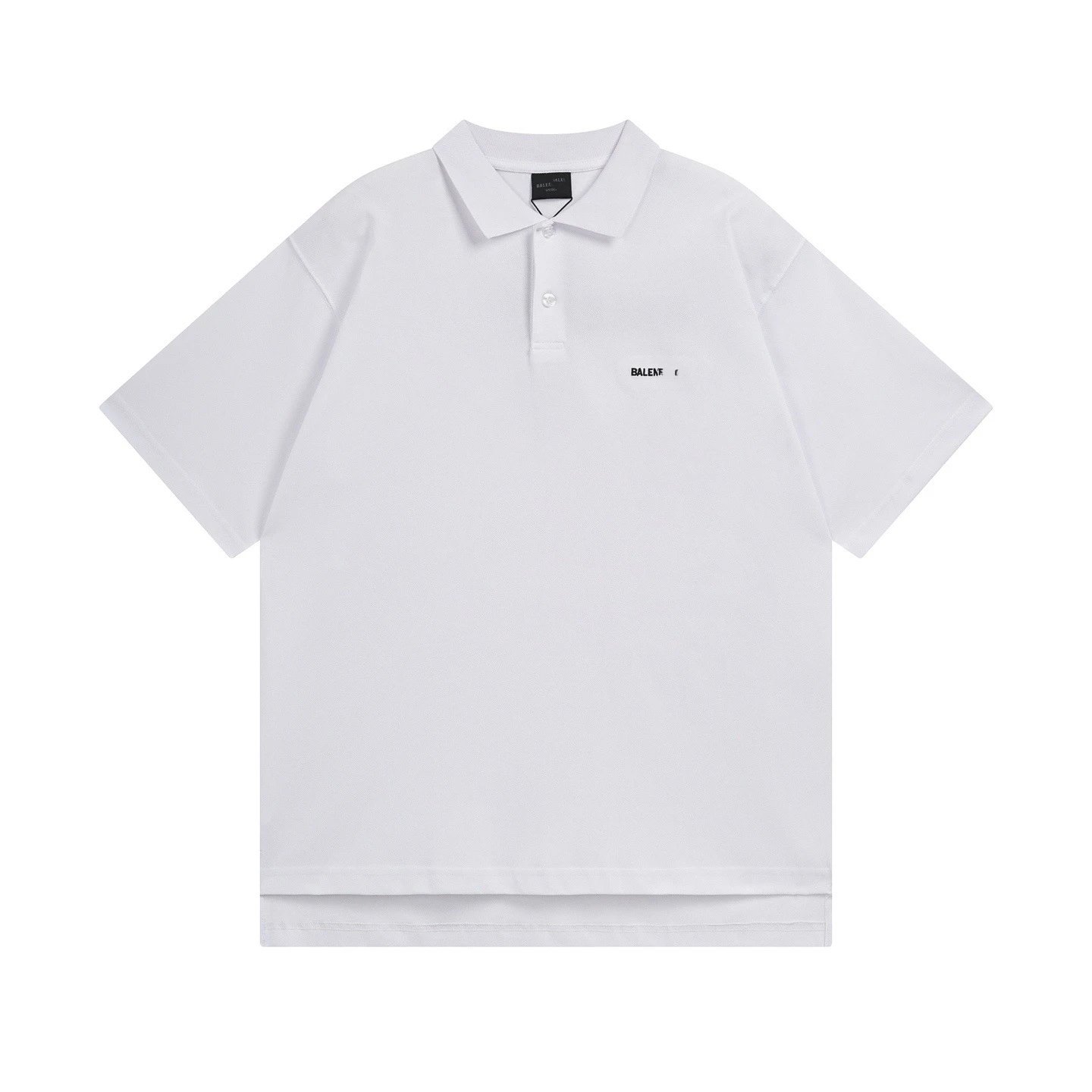 Balenciaga Logo-Embroidered Black Polo - 4