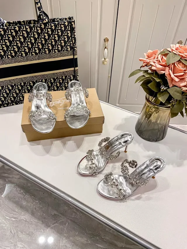 Christian Louboutin Sandals Rhinestone-Embellished Mule product detail image 1