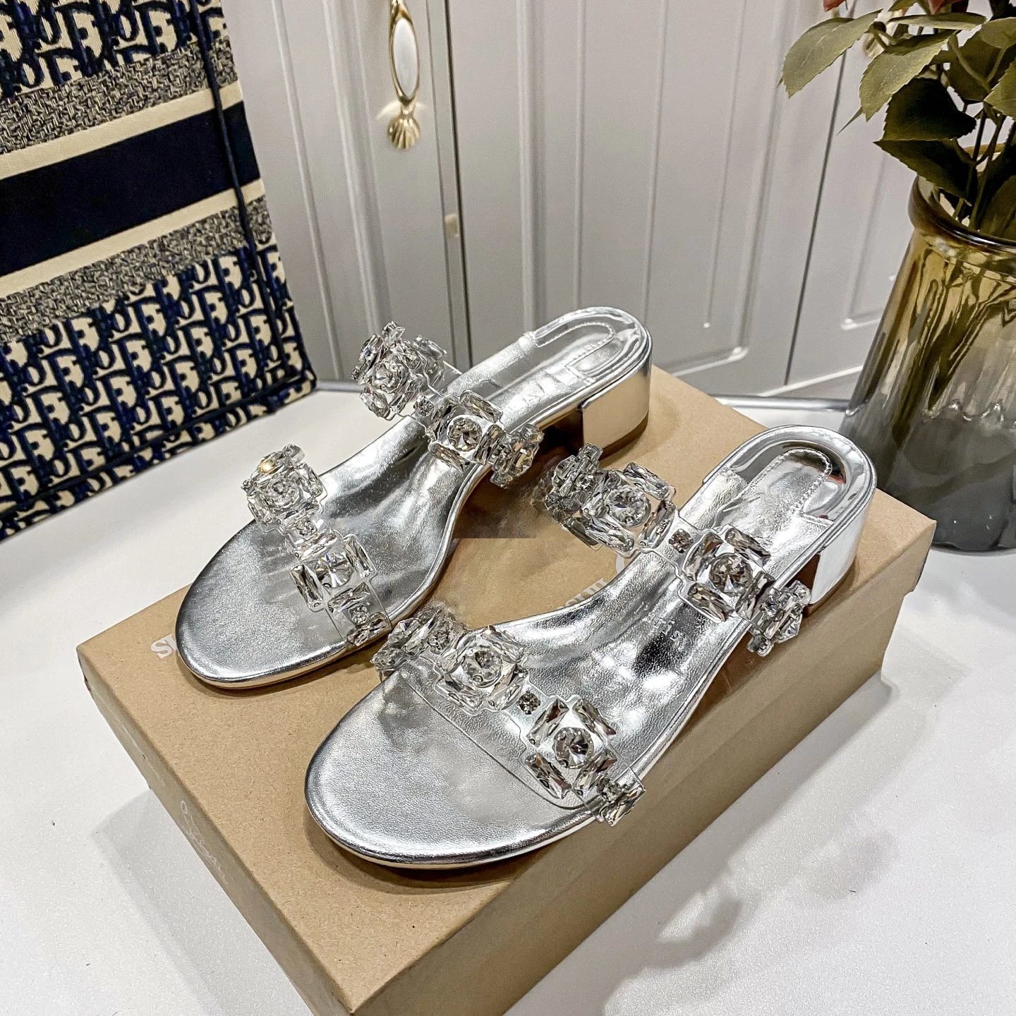 Christian Louboutin Sandals Rhinestone-Embellished Mule image 3