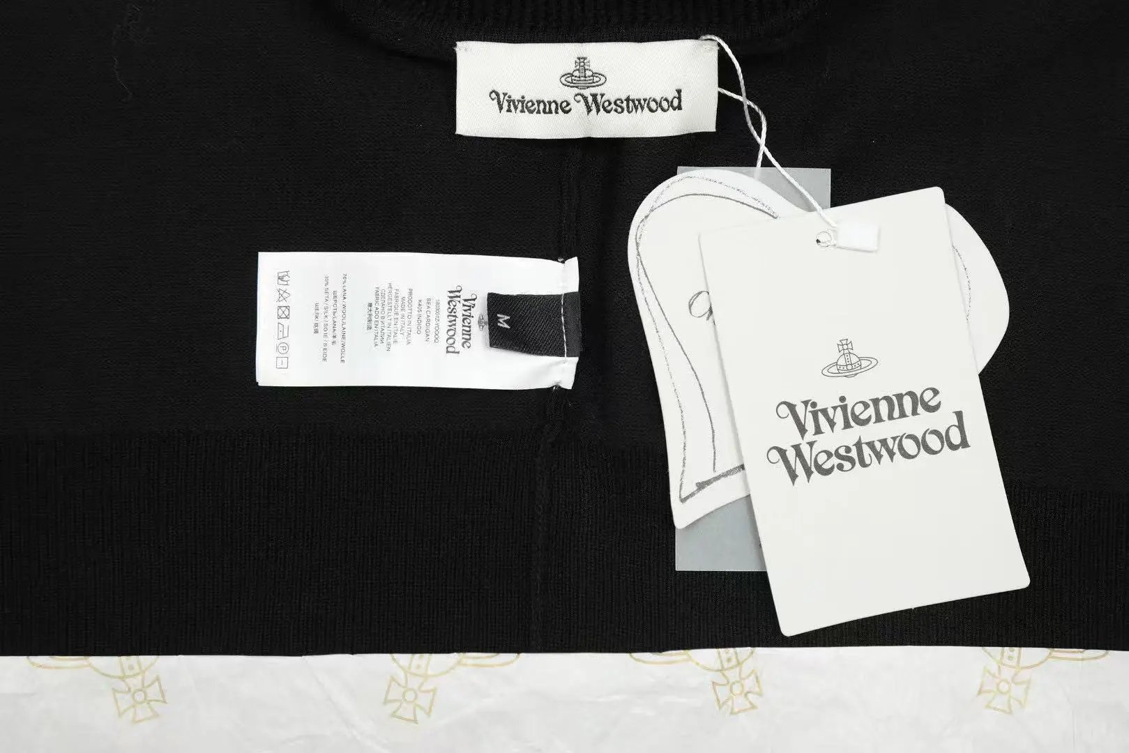 Vivienne Westwood Orb Embroidered Gray Cardigan - 7