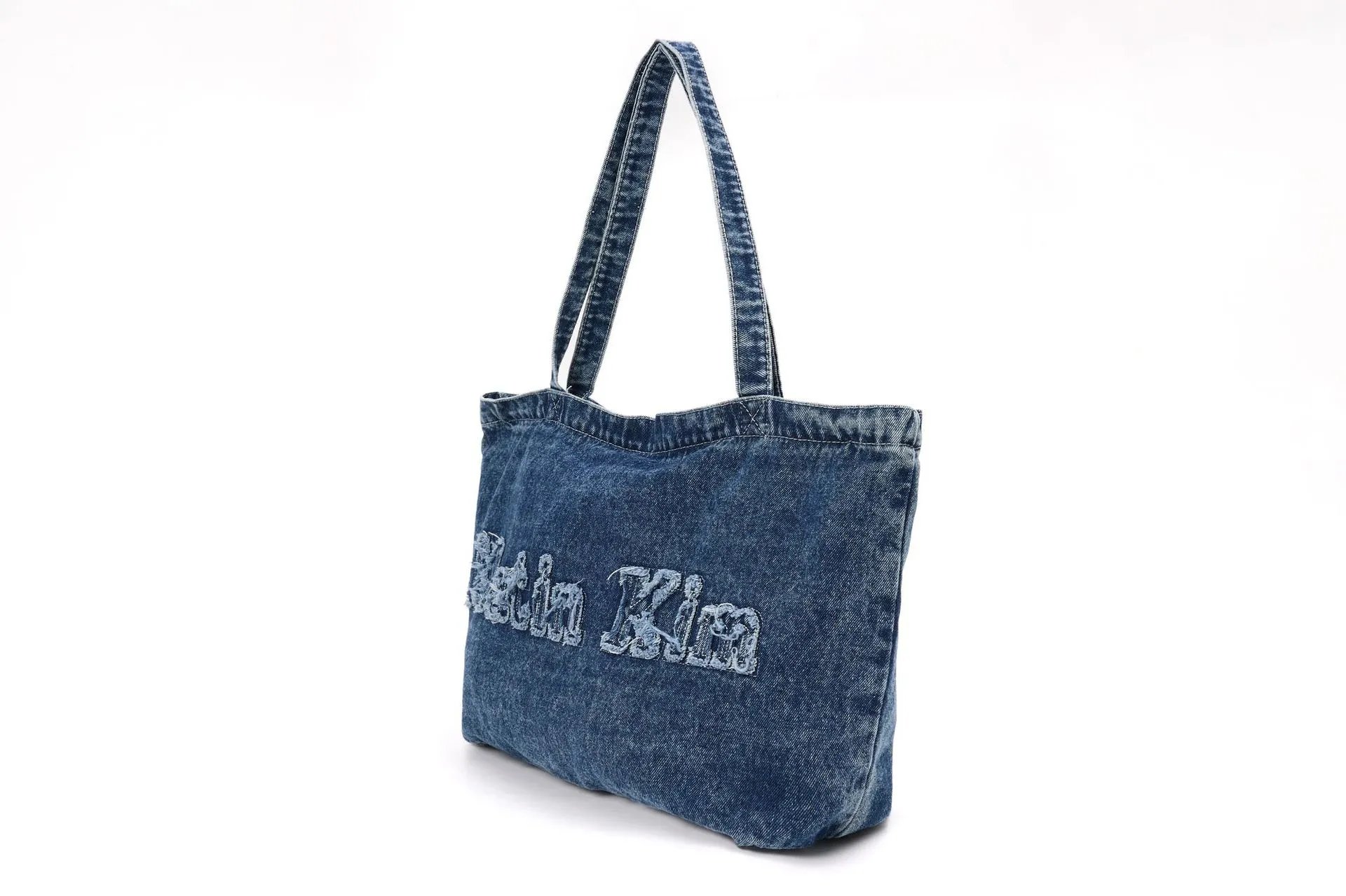 Matin Kim Denim Tote Bag Black - 23
