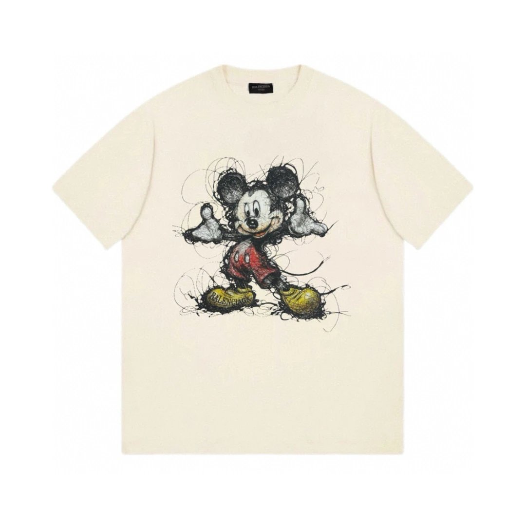 Cheap Balenciaga White Tee (40+ styles) foto 5