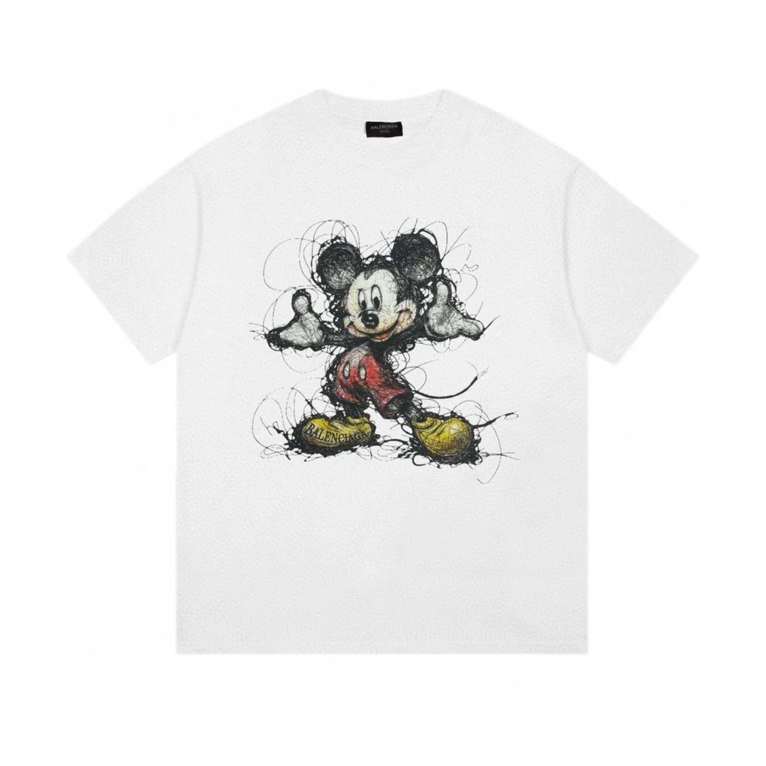 Cheap Balenciaga White Tee (40+ styles) foto 2