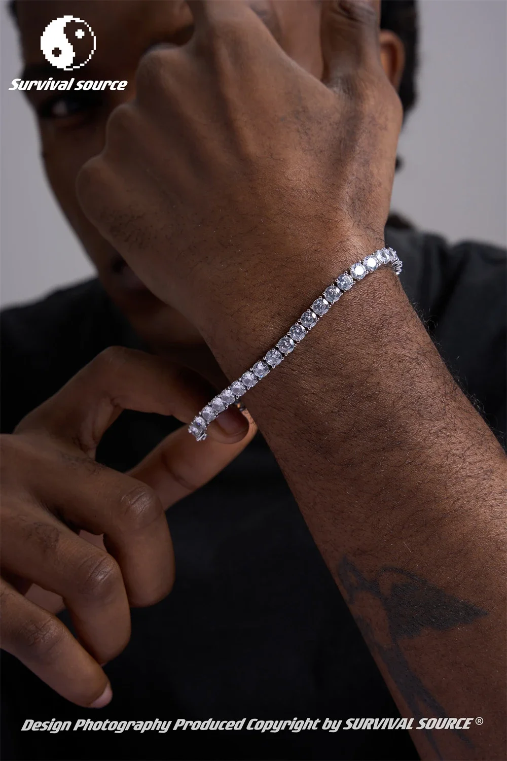 Pulsera de Tenis Moissanita