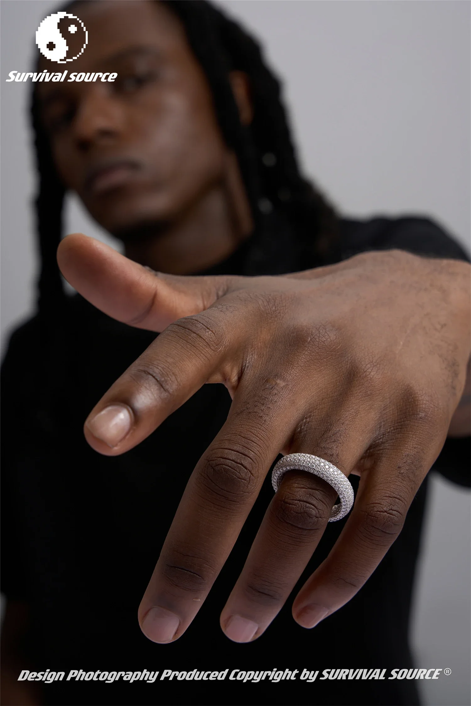 Anillo Moissanite