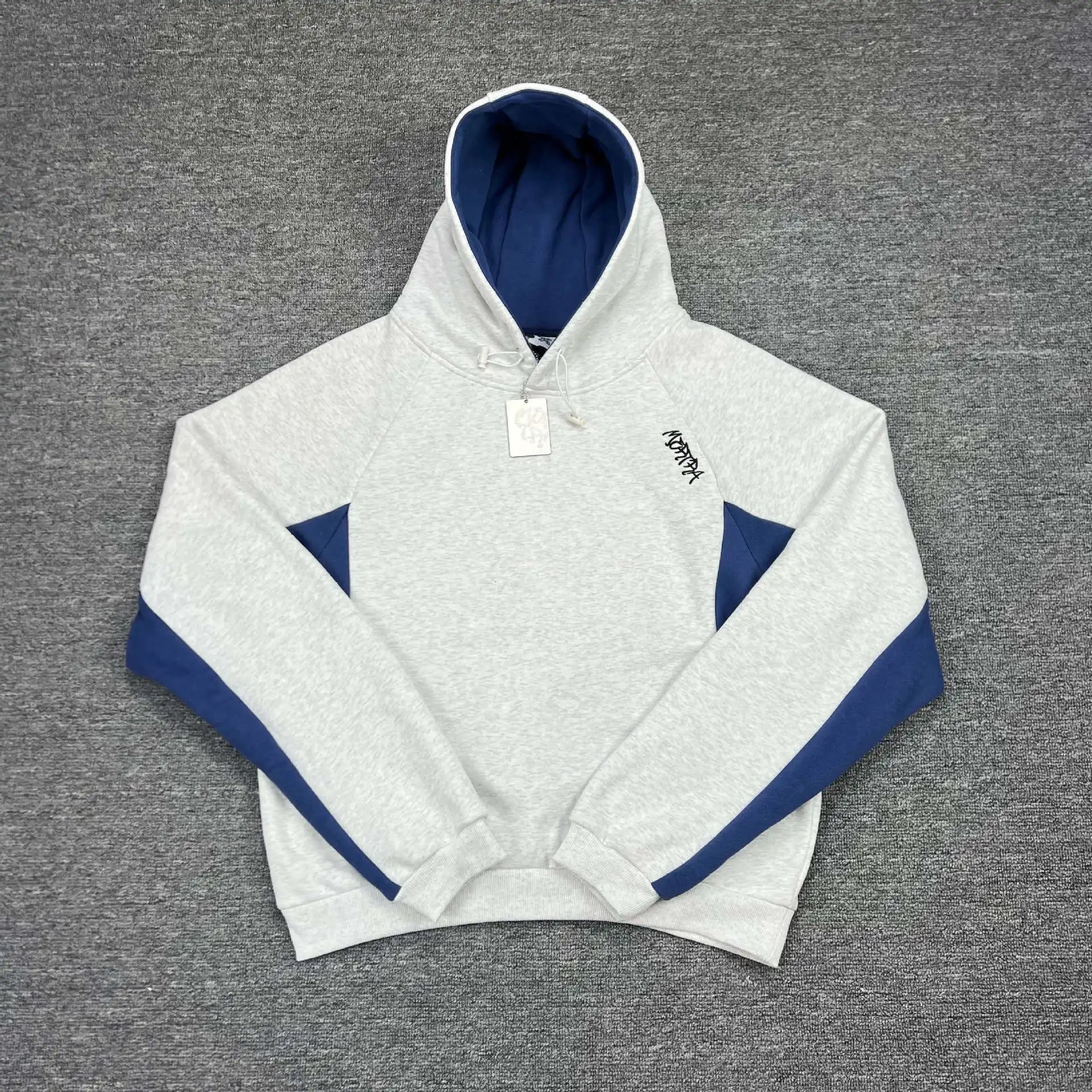Contrast Embroidered Hoodie Set photo 8