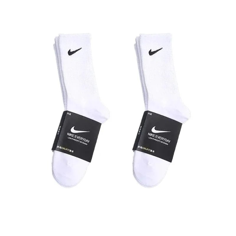 Nike Everyday Crew Socks Lightweight Dri-FIT White