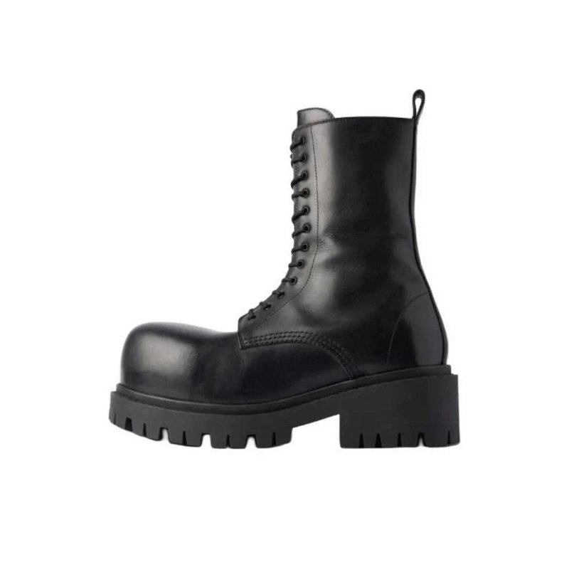 Military-Style Combat Boot Olive Green Boots