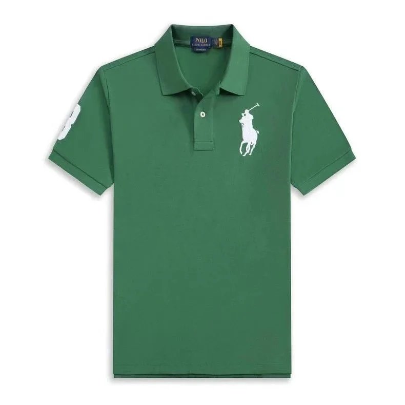 Polo Ralph Lauren Polo Ralph Lauren Green Polo Shirt with White Pony Logo Green
