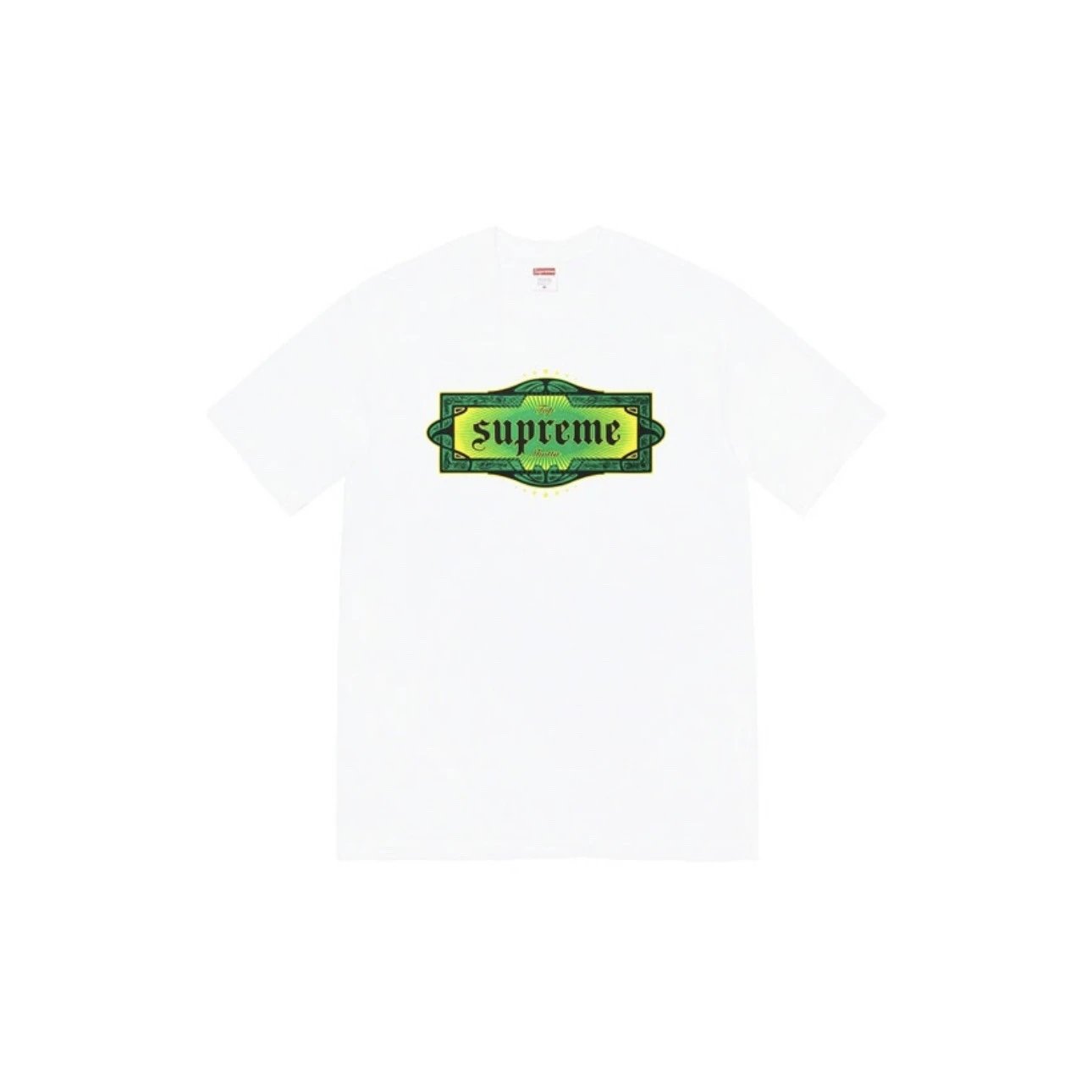 Supreme Burberry Tee — 23 white colorway — USFans Spreadsheet photo