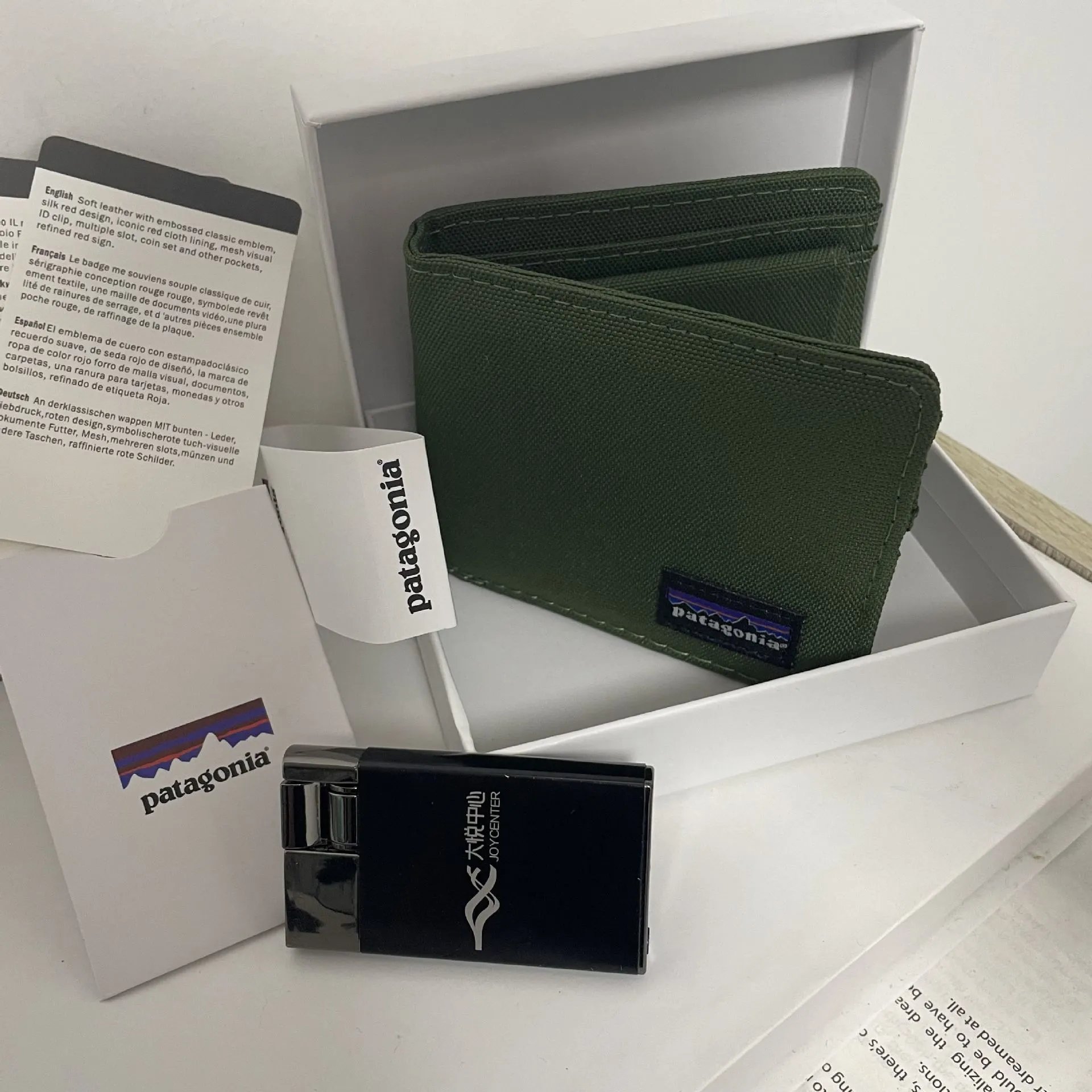 Aape Wallet — pt army green colorway — USFans Spreadsheet photo